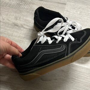 Vans Kids Black Skate Shoes